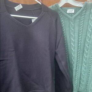 Vintage como sport v neck wool sweaters. Xs/sm